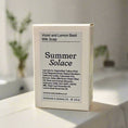 Load image into Gallery viewer, VIOLET & LEMON BASIL MILK SOAP